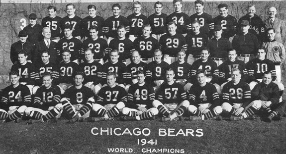 1941 NFL Champion Chicago Bears